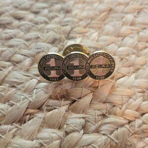 Vintage Lapel Pins From Acura, a Division of the Honda Motor Company